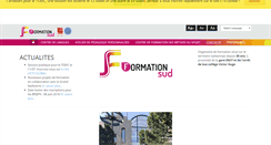 Desktop Screenshot of formationsud.com